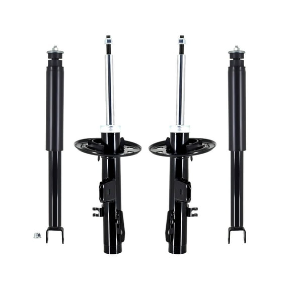Set of 4 Front Suspension Strut-Rear Shock For 2009 Lincoln MKS with 18 in Wheel