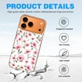 thumbnail image 4 of Case For Apple iPhone Air / 17 Pro / 17 Pro Max Series Case, Slim Thin Transparent Flexible Clear TPU Shockproof Phone Case For iPhone 17 Series, Pink Daisy, 4 of 6