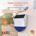 thumbnail image 4 of NEO Graffiti Smart Audible Alarm ZigBee Outdoor Sound and Light Alarm Waterproof Solar Sound Light Alarms, 4 of 5