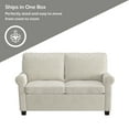 thumbnail image 6 of Mainstays Tatum Twin Sleeper 56.25" Loveseat, Beige, 6 of 21