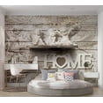 thumbnail image 6 of Tiptophomedecor Background & Patterns Wallpaper Wall Mural - Retro Fantasy Compilation on Wood, 6 of 8