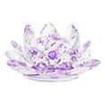 thumbnail image 2 of GUOOL 4 Inch Crystal Lotus Flower Craft, Home Feng Shui Figurine for Fisn Tank Bedside, 2 of 7