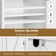 thumbnail image 5 of Gabinete de Almacenamiento de Tela con 4 Cajones FurnitureR Gris Moderno, 5 of 8