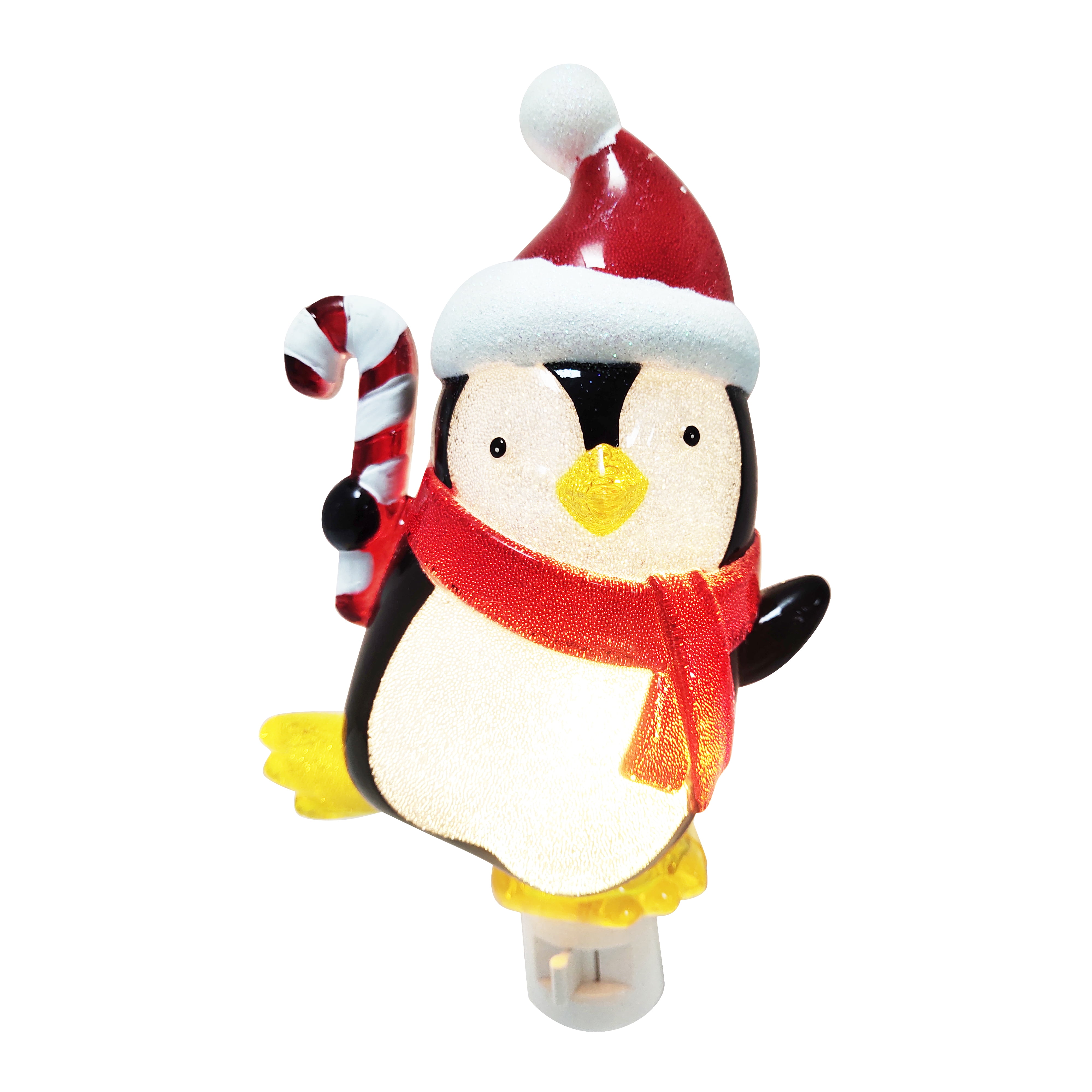 Penguin Indoor Night Light, with LED Bulb, Holiday Time