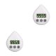 thumbnail image 4 of Naiovety Water Drop Sucker Digital Timer Study Cronómetro Display Pantalla grande Manual Despertador Cocina Tienda Hogar Regalo Blanco Blanco 2Conjunto, 4 of 6