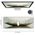 thumbnail image 2 of GOSMITH Willow Leaf Shaped Boat Mouse Pad for Desk Home Office 31.5x11.8 in, 2 of 6