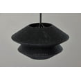 thumbnail image 5 of Adesso Gardner 1-Light Black Pendant Light with Black Irregular Rope Shade, 5 of 6