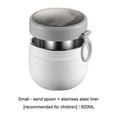 thumbnail image 3 of Matsuzay Fiambrera de 600ml de acero inoxidable, portátil, para escuela, senderismo, comida, frutas, contenedor de desayuno, fiambrera lavable para Mostrada Blanco Matsuzay HA072903-02, 3 of 6
