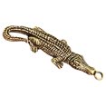 thumbnail image 1 of unbranded Estatuilla Colgante Decorativa Cocodrilo De Latón Dorado Con Retro, 1 of 8