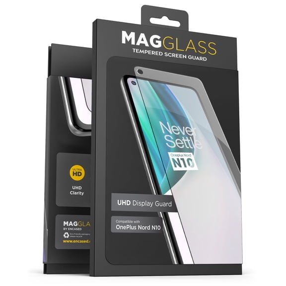 Magglass OnePlus Nord N10 Tempered Glass Screen Protector, UHD Clear Screen Guard (Case Compatible)