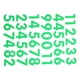 thumbnail image 2 of Naiovety Home Office Night Glow Number Sticker Gabinete Interruptor de luz Cajón Calcomanía removible Adhesivo luminoso Decoración Decoración del hogar Verde Pequeña, 2 of 6