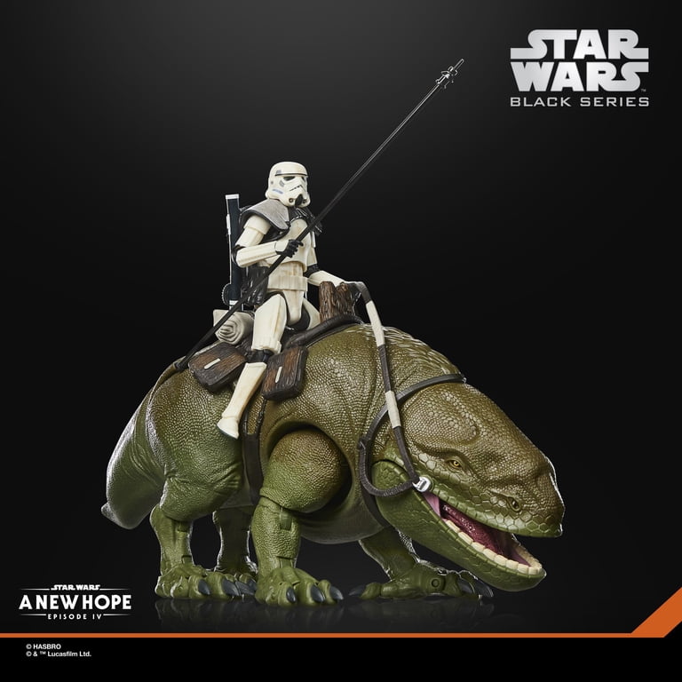 Star Wars Black Series Dewback & Sandtrooper Action Figures (6 in