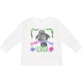 thumbnail image 3 of Inktastic Daytona Beach Florida Cute Swimming Manatee Boys or Girls Long Sleeve Toddler T-Shirt, 3 of 5