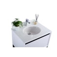 thumbnail image 3 of Alto 30" White Bathroom Vanity with Pure White Phoenix Stone Countertop, 3 of 8