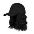 thumbnail image 1 of Peluca, sombrero de mujer, peluca negra, peluca marrón oscuro y marrón claro, gorro de peluca, corte bob, pelo corto y rizado, 1 of 4