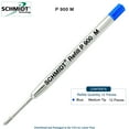 thumbnail image 5 of Schmidt P900 Parker Style Ballpoint Pen Refill - Blue, Fine Point 0.6mm, 12 Pack (SC58140), 5 of 5