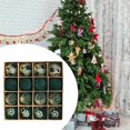 thumbnail image 1 of 16 adornos navideños en forma de bola, manualidades, decoración, adornos para árboles de Navidad para el hogar, aniversarios, San Valentín verde oscuro, 1 of 8