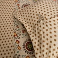 thumbnail image 4 of Greenland Home Fashions  Andorra Suzani Medallion 100% Cotton Reversible Quilt Set Full/Queen 3 Piece, 4 of 5