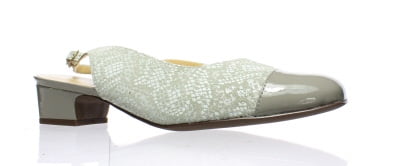 light grey slingback shoes