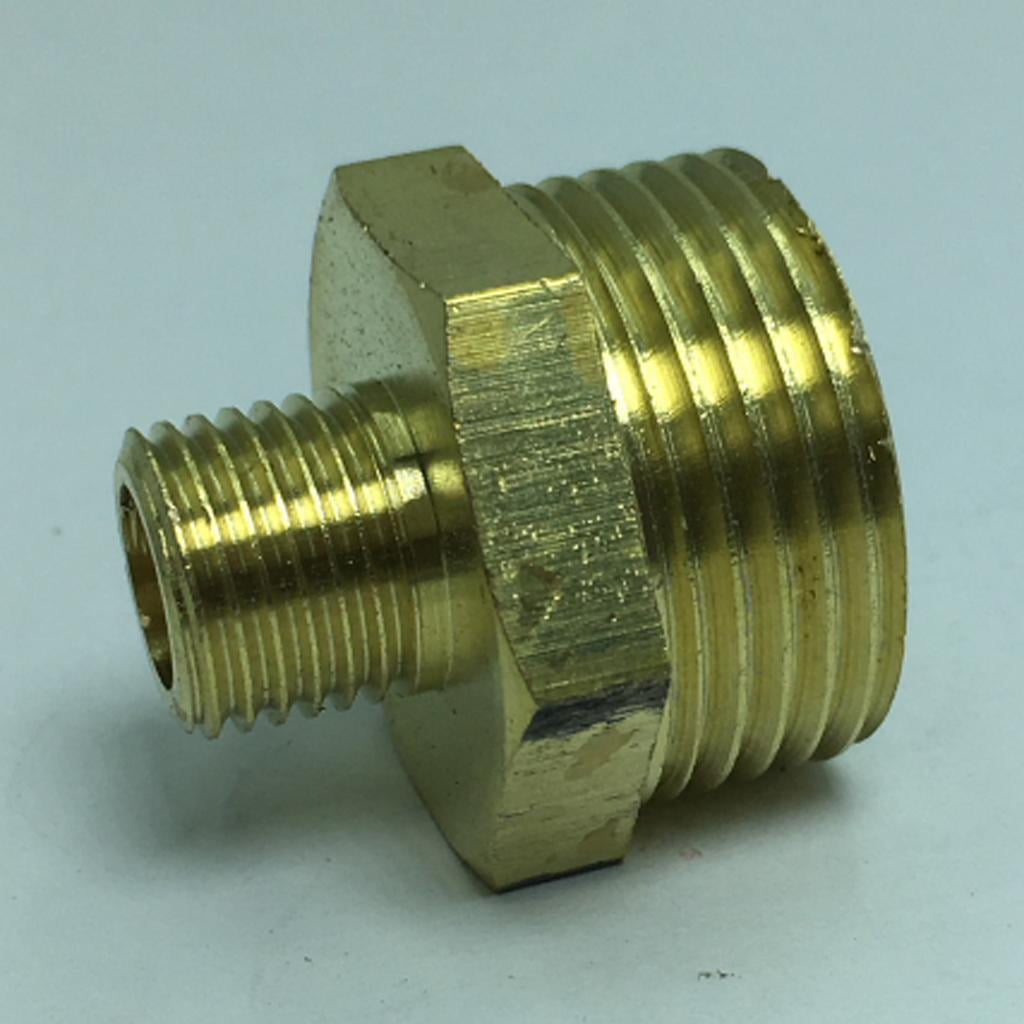 Brass Fitting Threaded Male Adapter Plumbing Connector Two Size 2