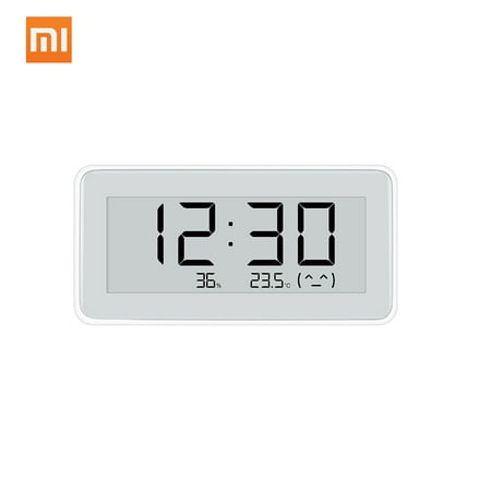 Xiaomi Mi Multifunctional Digital Clock Electronic-INK Screen Temperature Humidity Sensor BT Wireles Thermometer Moisture Smart Linkage Mi Home (Best Employee Time Clock App)