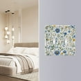 thumbnail image 4 of Yayeee Toggle Light Switch Wall Plate 2-Gang 4.56"x4.48" Decorative Outlet Cover, Blue Floral, 4 of 7
