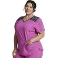 thumbnail image 6 of Dickies Dynamix Scrubs Top for Women V-Neck DK740, 6 of 8
