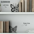 thumbnail image 2 of GLOWNEON Butterfly Metal Bookend Art, Decorative Book Ends for Shelf or Office Desk Decor, 2 of 4