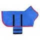 thumbnail image 1 of Albornoz para perros, toalla de secado rápido, duradera, suave y ajustable. Azul M, 1 of 5