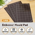 thumbnail image 4 of Vensio -3Pcs Magnetic Shim with Card Size Grids for Die Cutting Machines, Reusable Black Magnetic Pads for Embossing and Card Making, Sturdy 9x6 Inch Auxiliary Sheets, 4 of 10
