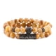 thumbnail image 1 of Guardurnaity de piedra Natural para hombres y mujeres, reemplazo decorativo antiguo portátil, brazalete Flexible para padres, adorno de joyería Ropa, zapatos y accesorios Miscelánea Amarillo claro, 1 of 6