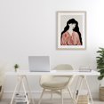thumbnail image 3 of Stupell Industries Modern Woman in Striped Blouse Birch Framed Print Under Glass, 17 x 23, by Omar Escalante, 3 of 8