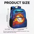 thumbnail image 7 of Aplkyhs Backpack for Teens 12-18 Stylish 13.5 Inch School Bag Durable Lightweight Water Resistant Backpack for High School Fire Baseball, 7 of 7