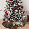 thumbnail image 5 of Yiaed Funny Bald Eagle Print Christmas Tree Skirt , Tree SkirtsTree Mat for Christmas Winter Holiday Indoor Decorations-36", 5 of 7