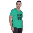 thumbnail image 2 of Inkmeso Letter Printed Don™t Make Me Use My Dad Voice Mens Tshirt For Daddy's Jersey Shirt, 2 of 7
