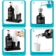 thumbnail image 4 of Dispensador de enjuague bucal Bivclaz Glass 500 ml con portavasos negro, 4 of 7