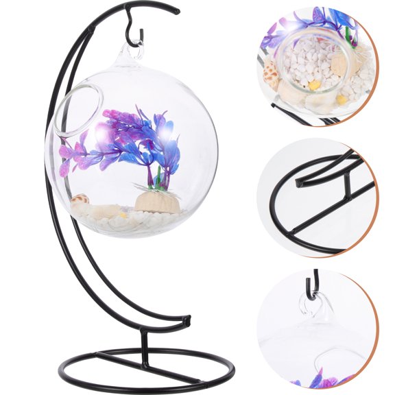 IBASETOY Desktop Fish Tank Glass Hanging Design Multi 1Pcs