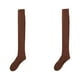 thumbnail image 1 of Jumpingount 1 par de calcetines de tubo largos por encima de la rodilla de Color sólido de estilo informal para acampar, medias cálidas de invierno gruesas Accesorios de disfraces Rojo Jumpingount AP013478-02, 1 of 6