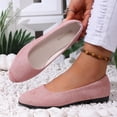thumbnail image 2 of Rvasteizo Womens Closed Toe Closed Heel Shoes Solid Pull-On Lazy Flat Summer, 2 of 5
