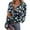 O006-Navy, variant on Womens Ribbed Knit Tunic Tops Henley Neck Long Sleeve Camo Shirts Stretch Slim Fit Pullover Tee