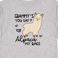 thumbnail image 4 of Inktastic Grammy's You Say Alpaca My Bags Boys or Girls Long Sleeve Toddler T-Shirt, 4 of 5
