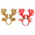 thumbnail image 1 of Astas Con Orejas De Reno, Talla Única, Para Todos Los Aros De Pelo De Reno Para Niños Y Adultos, Accesorio De Disfraz De Navidad, Suministros Para Fiestas Navideñas Yuarrent HA039182-00, 1 of 6