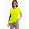 thumbnail image 3 of Womens Short Sleeve Round Neck Shirts Summer Top Fashion Basic Tee, 3 of 6