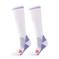 thumbnail image 2 of Eoperou 1 Pair Training Socks High Elasticity Comfortable Bouncy Wear Resistant Good Breathability Foot Protector Unisex Running Compression Socks Stockings for Sport, 2 of 8