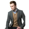 thumbnail image 3 of Autumn Hues V-Neck Sweater, 3 of 6