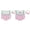 Pink, variant on BemeyourBBs Baby Girl Golf Plaid Romper Frill Trim Sleeveless Bodysuit Headband