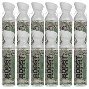 (12 pack) Boost Oxygen Portable Canned Oxygen, Natural Camo, 10L