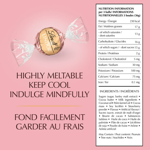Lindt LINDOR Neapolitan Truffles Bag, 150G - Walmart.ca