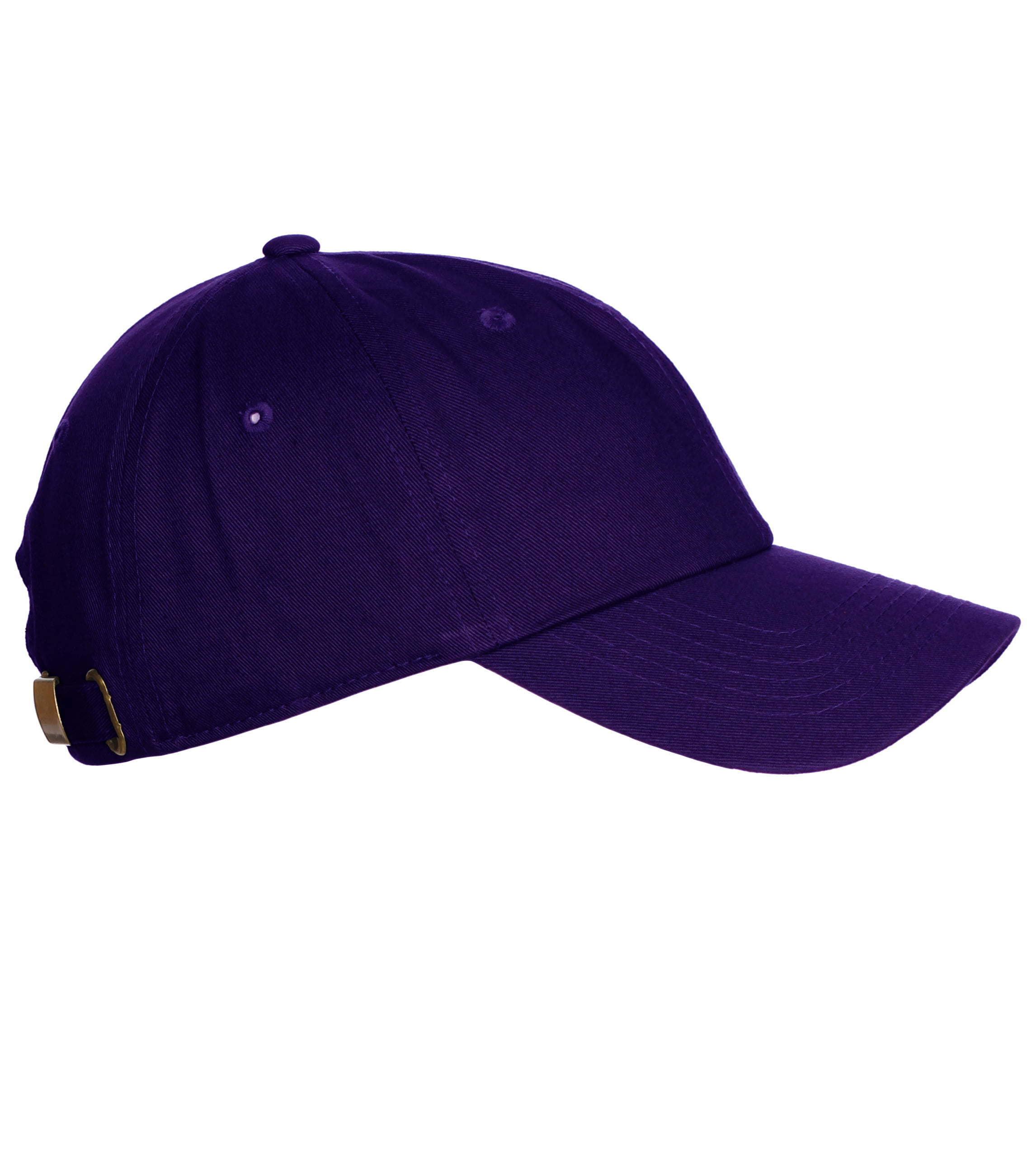 Customized Letter Intial Baseball Hat A to Z Team Colors, Purple Cap White  Gold Letter M