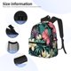thumbnail image 3 of Disketp Green Tropical Leaves Mochila Ligera Clásica con Múltiples Bolsillos, Mochila Casual para Hombre y Mujer, Ideal para Escuela, Trabajo y Viajes, 3 of 6